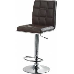 Atharvo 136 Black Without Arm Adjustable Office Bar Stool
