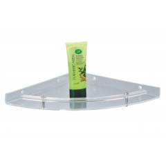 Kamal 12 Inch PVC Acrylic Corner Shelf, ACC-1177