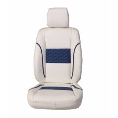 Autofurnish 4004057 White 3D Car Seat Cover Complete Set For Hyundai Getz