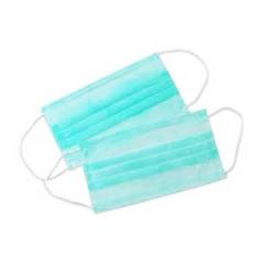 KK Surgical Care Elastic Non Woven Light Green 2 Ply Face Masks (Pack of 200)