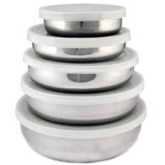 MLT Set of 5 Silver Bowls