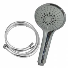 Goonj Hand Shower Iris Multi-Flow With Full C.P. Tube 1.5 Meter and Wall Hook, VHS-3093-1