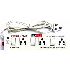 Bizinto Power Plus 3 Socket 3 Switch Extension Board, SPS-330