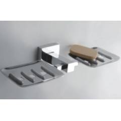 Bath Age Square Double Soap Dish, JSQ 508