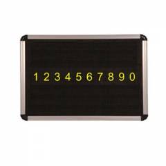 Asian Grooved Board with Golden Colour 50 Numeric Figures, Size: 36 mm