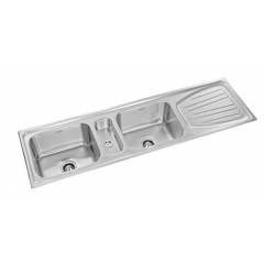 Neelkanth NK-TBSD1M Matt Triple Bowl Single Drain Board Stainless Steel Sink