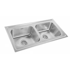 Neelkanth NK-DB20M Matt Double Bowl Stainless Steel Sink