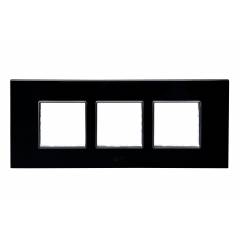 GM Glossy Black CASA VIVA Plate with Support Frame, PX SF 06 018-B