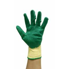 Marvel L-101 Green & Yellow Safety Gloves, Size: XL (Pack of 10 Pairs)