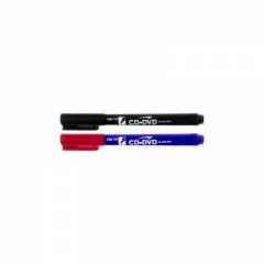 Aktion Loto CD/DVD Black Marker Pen, AK-PEN-121 (Pack of 10)