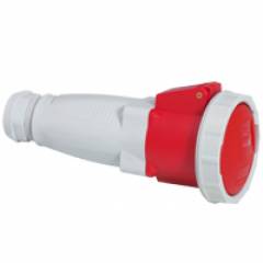 Legrand P17 Tempra 3P+E 63 A Low Voltage Mobile Socket, 0587 14