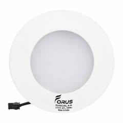 Forus 12W Round Warm White LED Panel Light