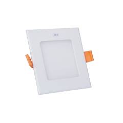GM Plano 6W Cool Light Non-Dimmable Square Slim Panel Light, 4000 K