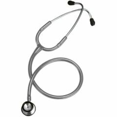 CardiacCheck Grey Pediatric Stainless Steel Stethoscope