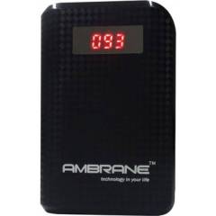 Ambrane 6000mAh Dual Port Black Power Bank P-6000 -Black
