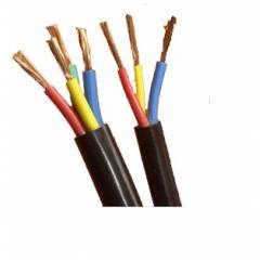 RISTACAB 100m PVC Insulated Sheathed 2 Core Flexible Copper Cable, 1.0Sqmm