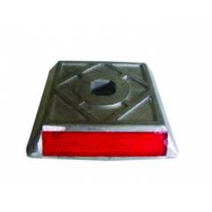 Pioneer Swift Aluminium Plastic Reflector Road Stud With Nail, PS 975 (Pack of 4 Pieces)
