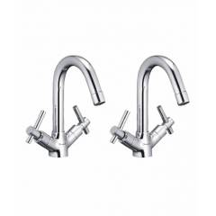 Snowbell Tarim Brass Basin Mixer (Pack of 2)