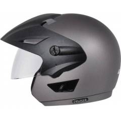 Vega Cruiser WP Dull Anthracite Open Face Motorbike Helmet, Size (Large, 600 mm)