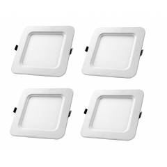Aaditya ADIPSQR12-4 12W Square LED Panel Light (Pack of 4)