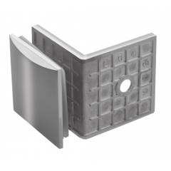 Godrej Stainless Steel Kurve Wall To Glass Clip, 5770