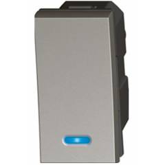 Legrand Arteor Switch - 6 A - SP - 1 Way With Indicator - Middle -1 Module (Pack of 10)