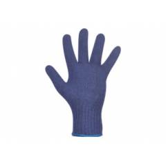 Atlas Knitted cotton Blue Hand Gloves, LOTUS/GVA-008-N/G (Pack of 100)