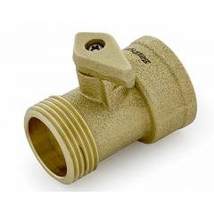 Zephyr 3/4 Inch Brass Shut off Tap