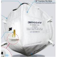 3M Valved Dust/Mist Respirator Mask AS/NZS P1, 9004V (Pack of 5)