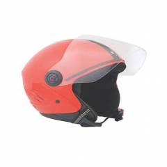 Super Add Open Face Red Helmet