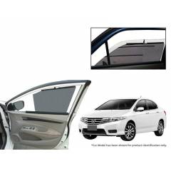 Autofurnish AF558 Black Automatic Side Window Sun Shade Set For Honda i-VTEC