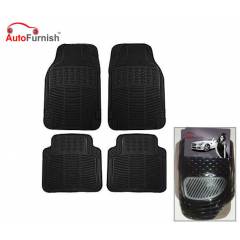 Autofurnish Black Car Foot Mats Set For Audi A4