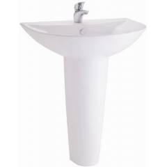 Cotto C0219/C4119 UNIQUE Wash Basin with Pedestal, Colour: Ivory