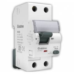 Crabtree Xpro AC Type 40A/100mA Double Pole RCCB, DCRJCMDF100040