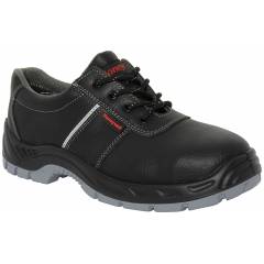 HONEYWELL 53707 Low Ankle Steel Toe Black & Grey Safety Shoes, Size: 5