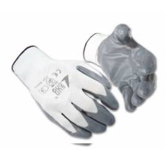 Sunlong Nitrile Coated Cut Resistant White Safety Gloves, Size: M