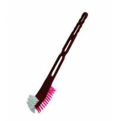 Navisha Assorted Double Sided Long Handle Toilet Cleaning Brush