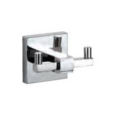 Jaquar Kubix Prime Antique Nickel Gold And Silk Appeal Gold Double Coat Hook, AKP-35761P