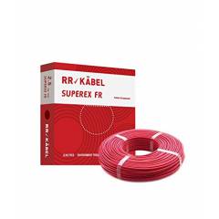 RR Kabel Superex-FR 1.5 Sq mm Red PVC Insulated Cable, Length: 90 m