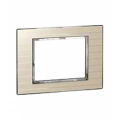 Legrand Arteor 1 Module Graphic Formal Square Cover Plate With Frame, 5762 92