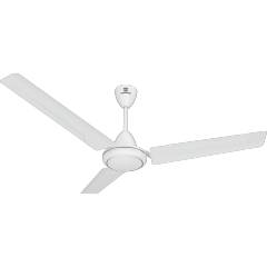 Standard 3 Blades Zinger 1200 mm White Ceiling Fan