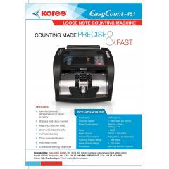 Kores Easy Count 451 Currency Counting Machine