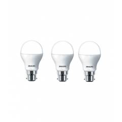 Philips 4W B-22 Cool White LED Bulbs (Pack of 3)