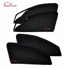 Autofurnish AF1820 Black Magnetic Zipper Sun Shade Set For Renault Pulse