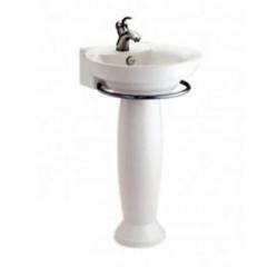 Cotto C-0285/C-4285 ALPHA Wash Basin with Pedestal, Colour: Ivory
