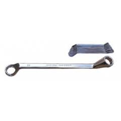 Inder 6 Pieces Elliptical Type Bi-Hexagon Ring Spanner Set, P-832A
