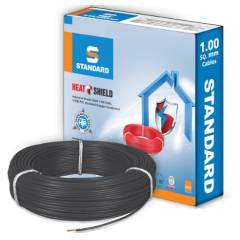 Standard 2.5 Sq mm 90m Black PVC FR Wire, WSFFDNKA12X5