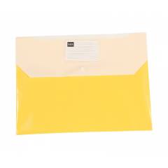 Saya SY309 Yellow Double Pocket Document Bag, Weight: 61.3 g (Pack of 12)