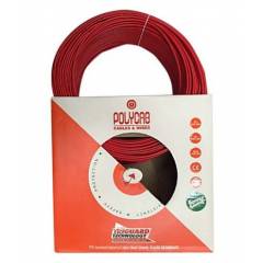 Polycab FR PVC Red 90m Wire, Size: 6 sq mm