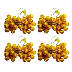 VRCT 5W B-22 Yellow Silky LED Ball String Lights, HD-428a (Pack of 4)